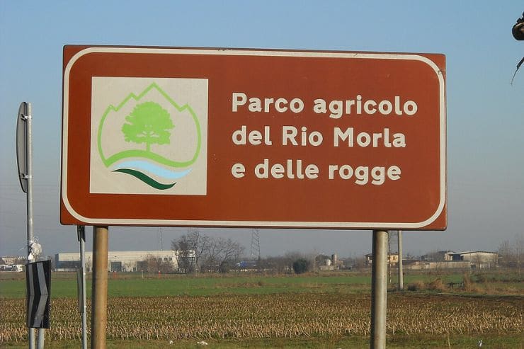 Parco agricolo del Rio Morla cartello