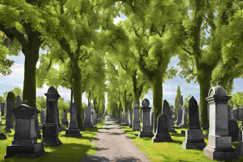 alberi cimitero