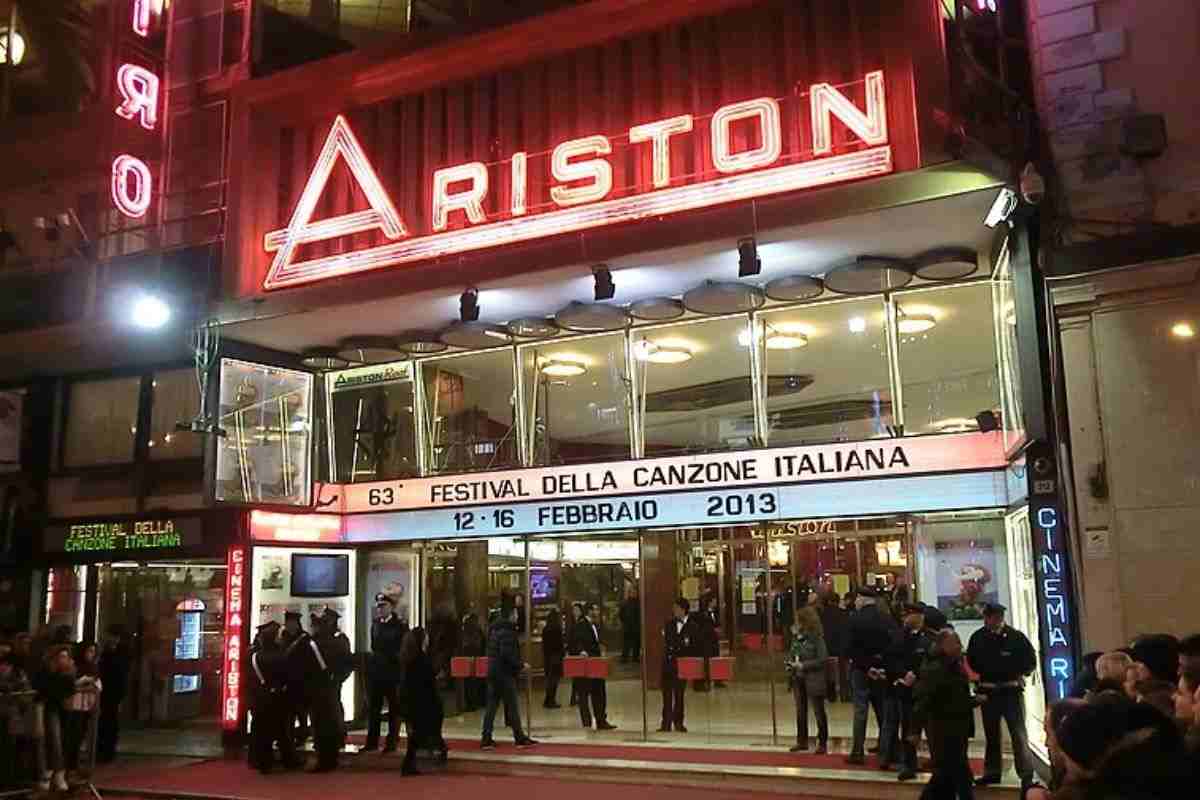 Il teatro Ariston al festival del 2013